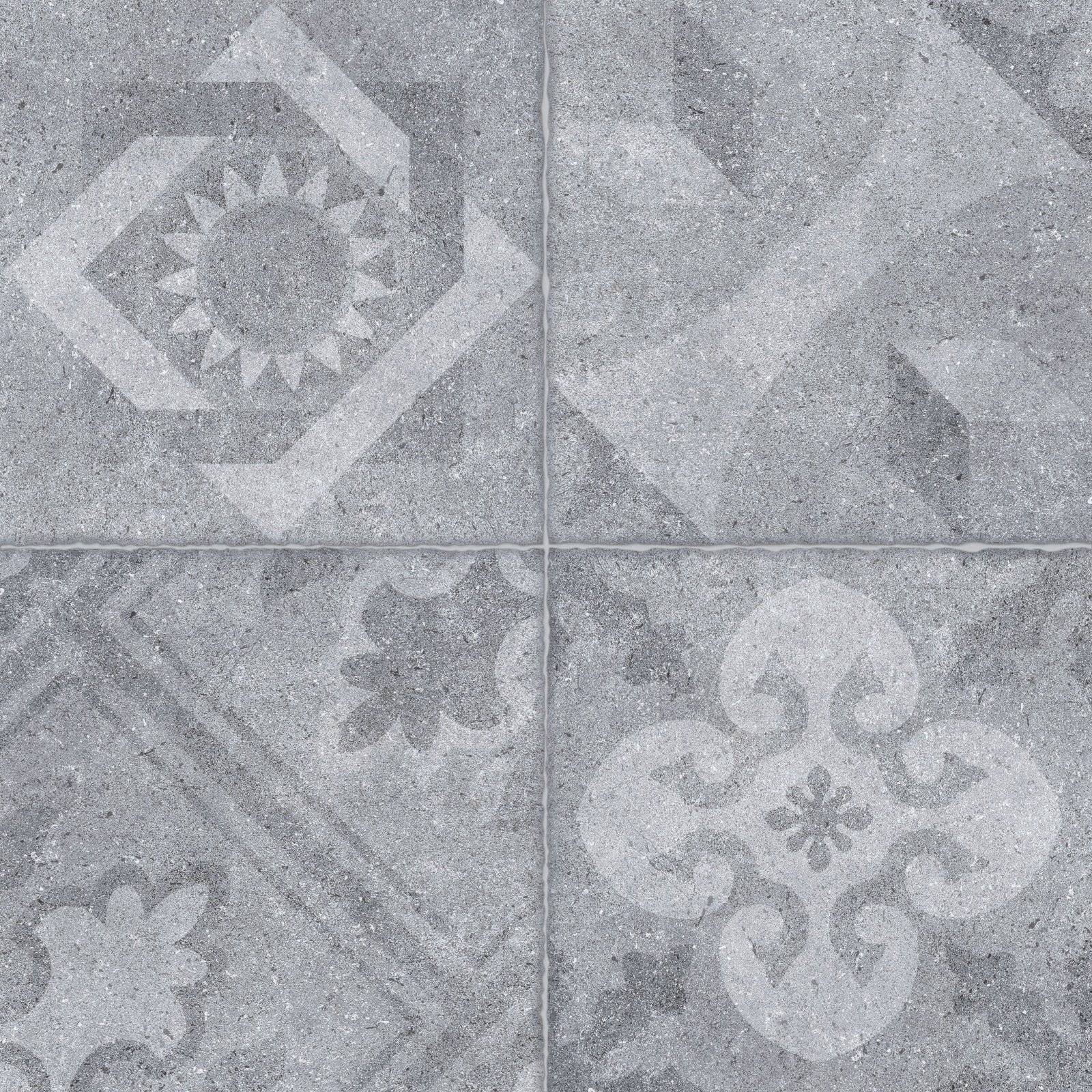 PLATINUM 40X40 ANGELO GREY DECOR (DIS)